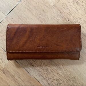 Jack Georges Brown Leather Wallet